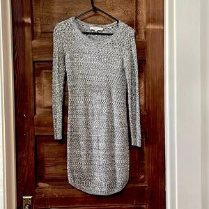 Loft grey sweater dress